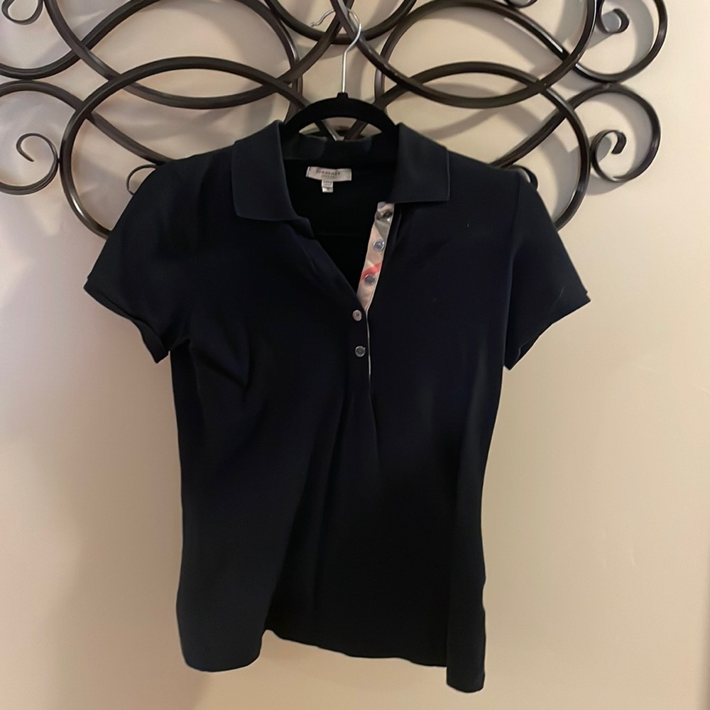 Womens burberry polo- gently worn